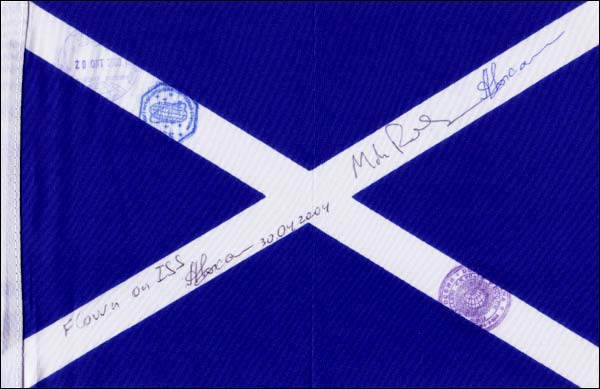 Flown Scottish Flag